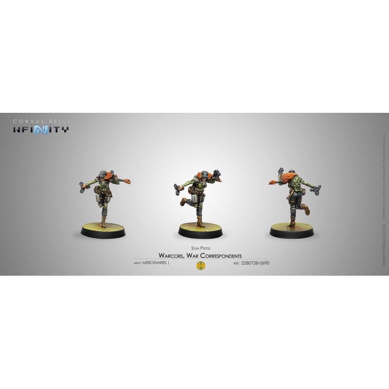 Infinity the game - Warcors, War Correspondents (Stun Pistol)