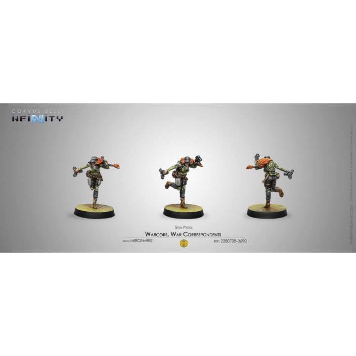 Infinity the game - Warcors, War Correspondents (Stun Pistol)