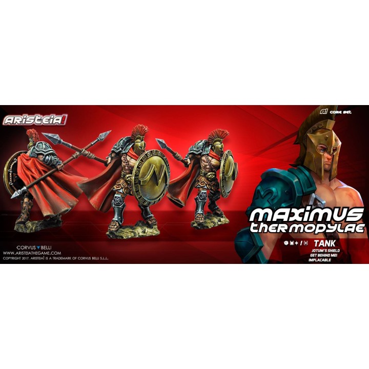 Aristeia the game- Maximus 'Thermopylae'