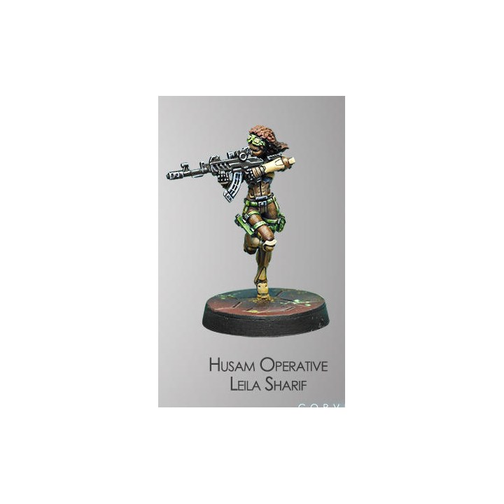 Infinity (Corvus Belli) - Husam Operative Leila Sharif