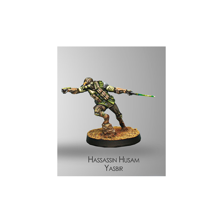 Figurine Infinity (Corvus Belli) - Dire Foes Hassassin Husam Yasbir