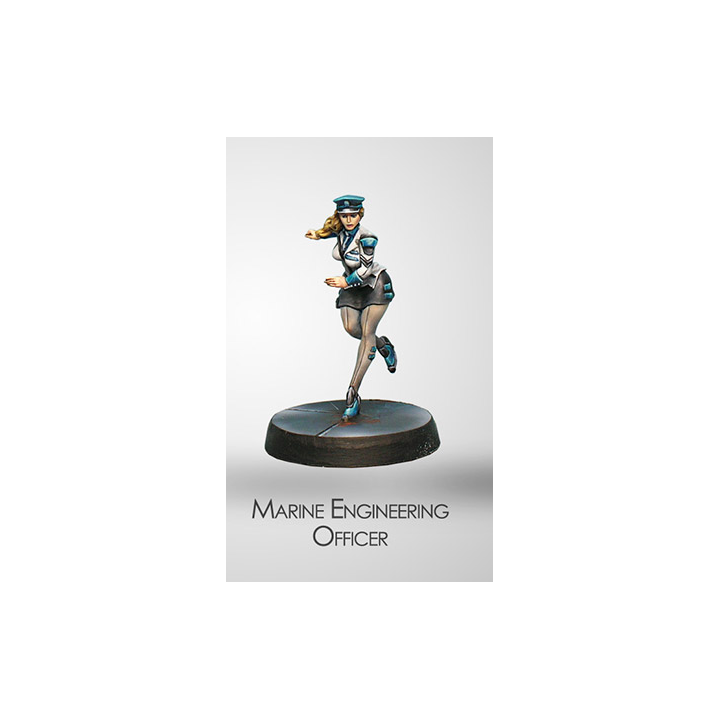 Figurine Infinity (Corvus Belli) - Dire Foes Naval Engineering Officer