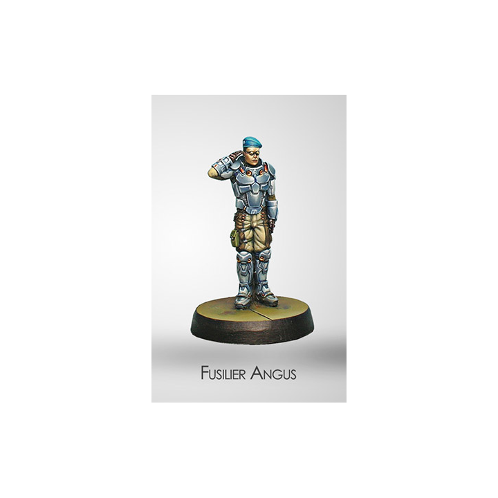 Figurine Infinity (Corvus Belli) - Dire Foes Fusilier Angus