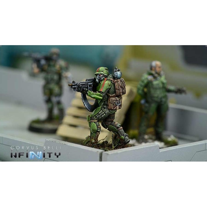 Infinity - Veteran Kazaks (AP HMG)