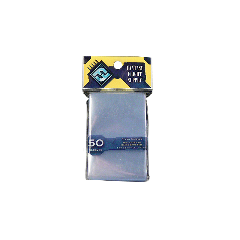 FFG - 50 protège-cartes transparents Mini-US (41x63 mm)