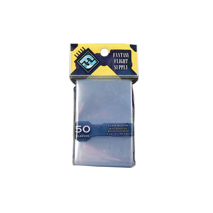 FFG - 50 protège-cartes transparents Mini-US (41x63 mm)