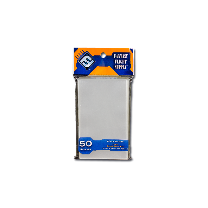 FFG - 50 protège-cartes transparents Tarot (70x 120 mm)