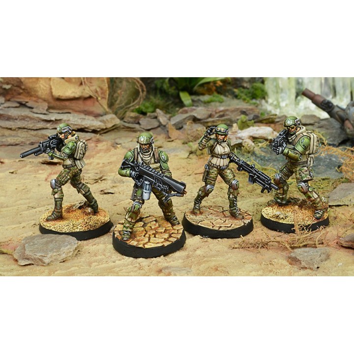 Infinity (Corvus Belli) - US Ariadna Grunts