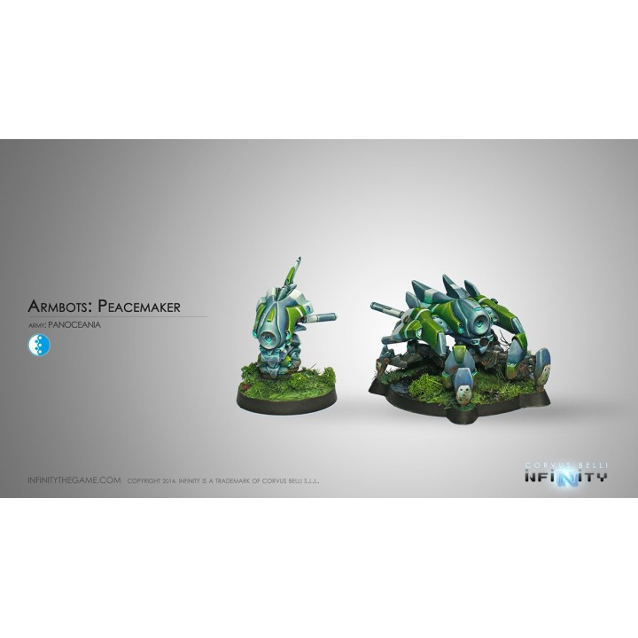 Infinity (Corvus Belli) - Armbots - Peacemaker et Auxbot