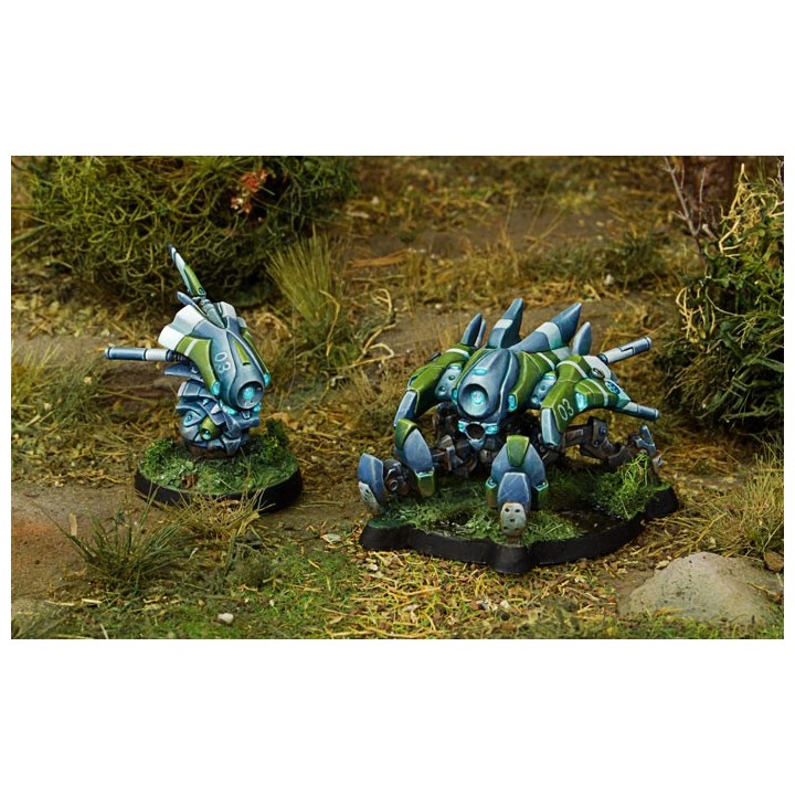 Infinity (Corvus Belli) - Armbots - Peacemaker et Auxbot