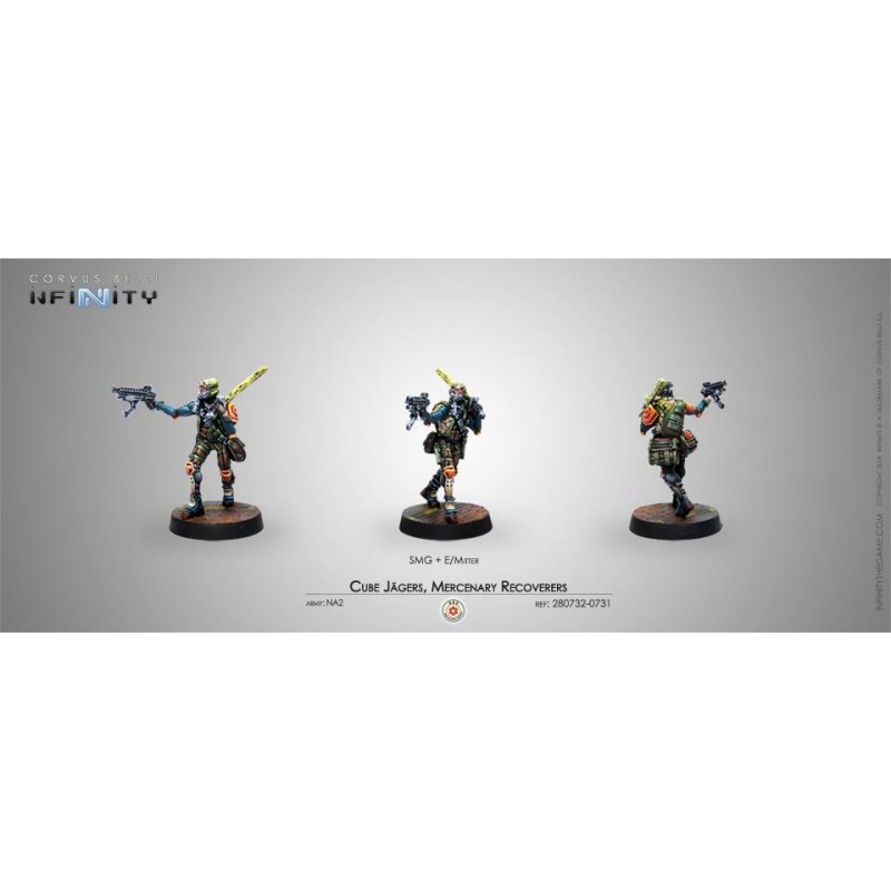 Infinity - Cube Jägers, Mercenary Recoverers (Submachine Gun)