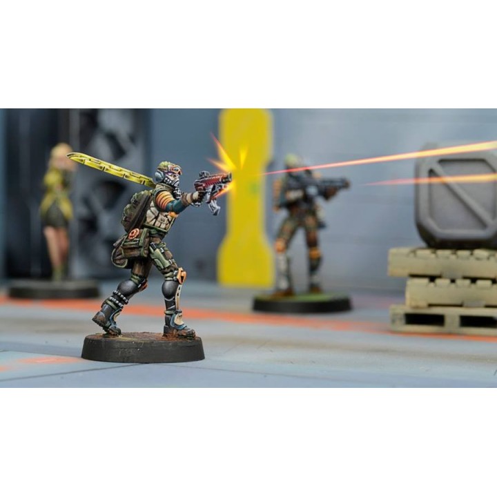 Infinity - Cube Jägers, Mercenary Recoverers (Submachine Gun)