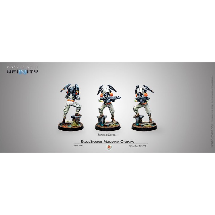 Infinity - Raoul Spector, Mercenary Operative (Boarding Shotgun)