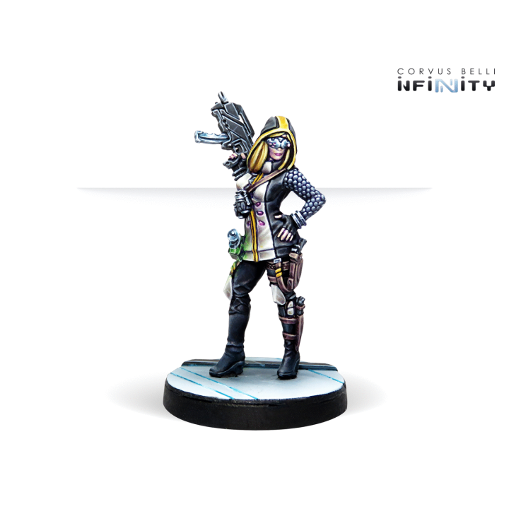 Figurine de Dart, Optimate Huntress pour Aleph - Infinity the Game