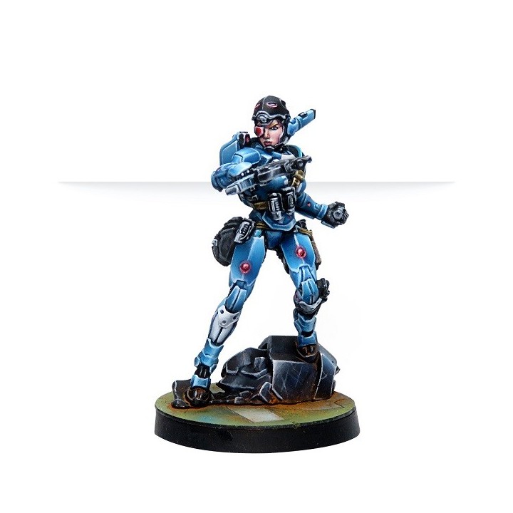 Infinity - Patsy Garnett, Orc Troops Varuna Div. NCO (Submachine Gun)