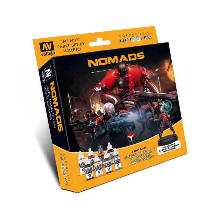Vallejo - Model Color Set: Infinity Nomads Exclusive Miniature