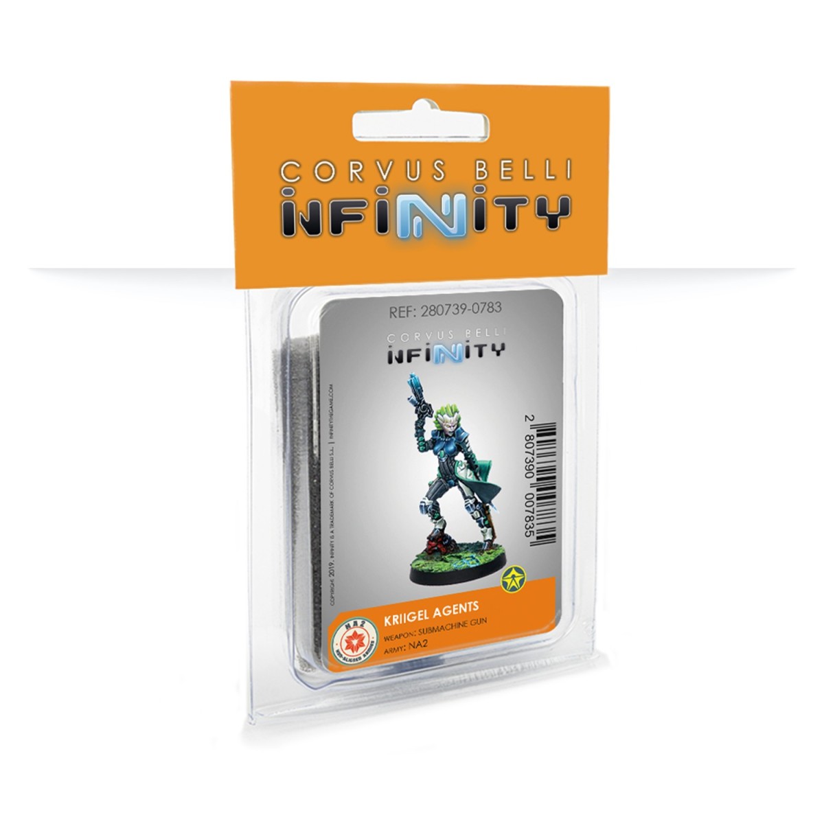 Infinity (Corvus Belli) - Kriigel Agents (Submachine Gun)