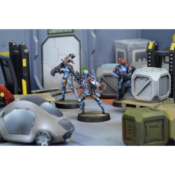 Infinity (Corvus Belli) - Locust, Clandestine Action Team (Hacker)