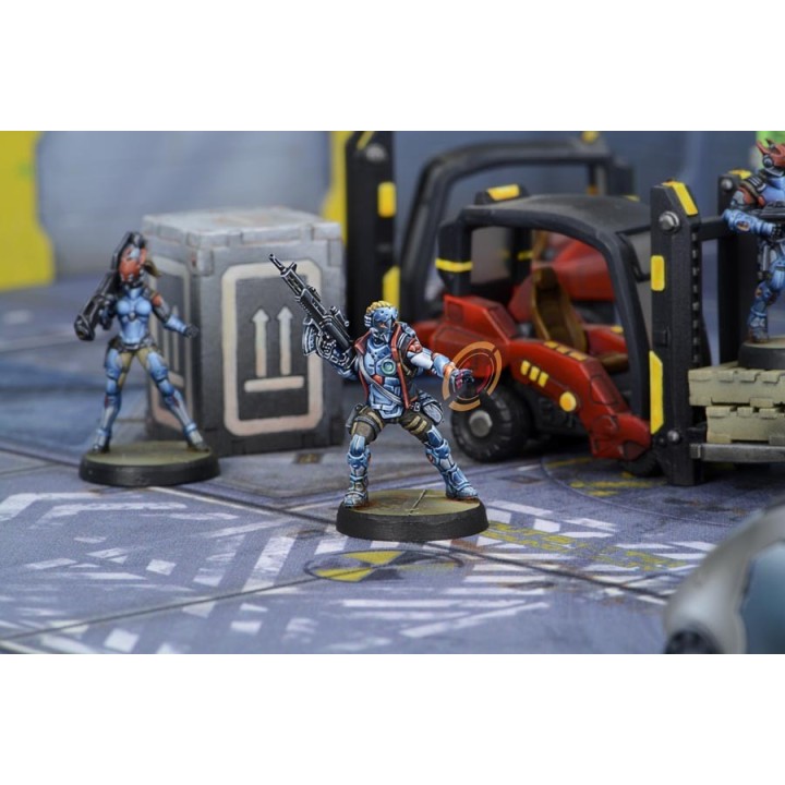 Infinity (Corvus Belli) - Locust, Clandestine Action Team (Hacker)
