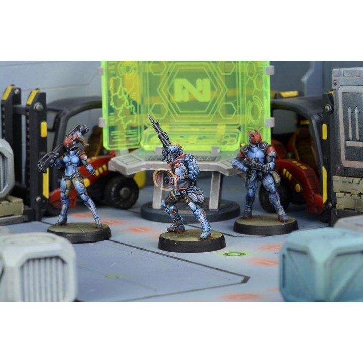 Infinity (Corvus Belli) - Locust, Clandestine Action Team (Hacker)