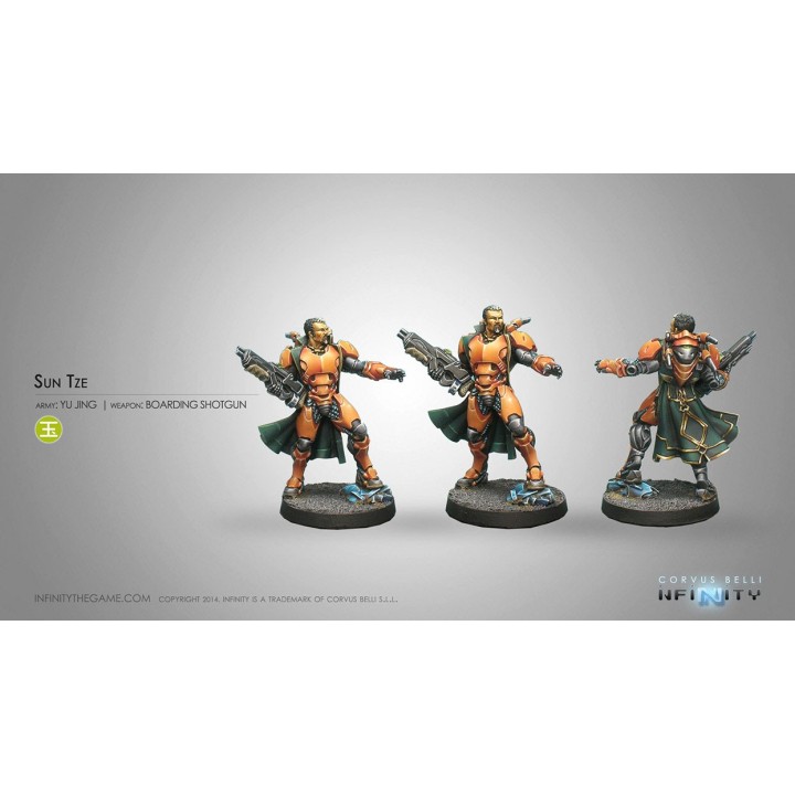 Infinity (Corvus Belli) - Sun Tze (Fusil d'abordage)