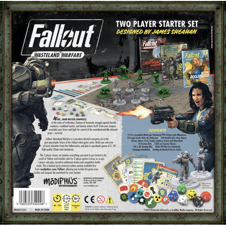 Fallout: Wasteland Warfare - Two Player Starter Set + Fig exclusive précommande