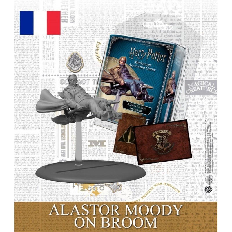 Harry Potter Alastor Moddy sur son Balais (FR)