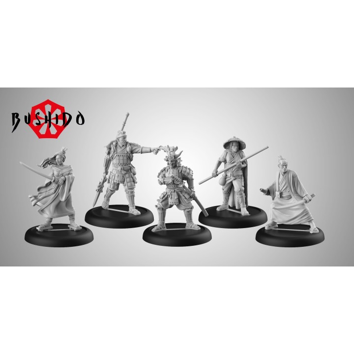 Figurines Bushido the Game - Starter Pack - Prefecture of Ryu