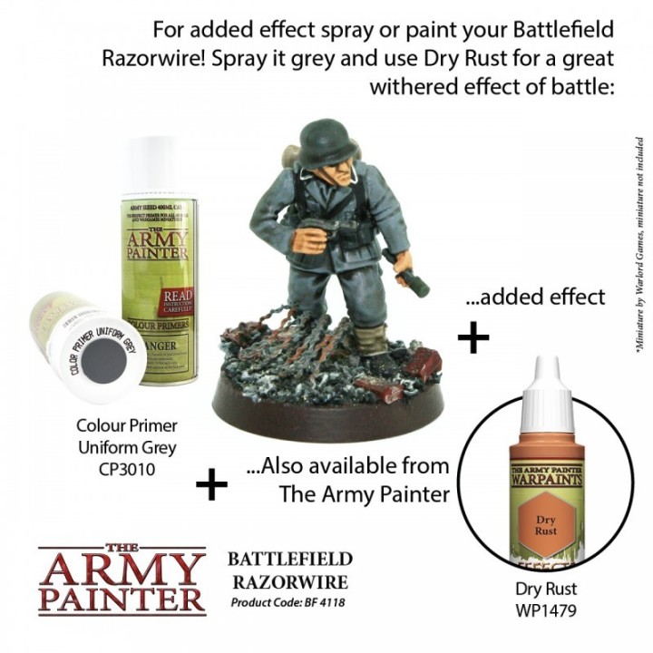 Army Painter - Painter - Battlefields XP - Razor Wire, 3m