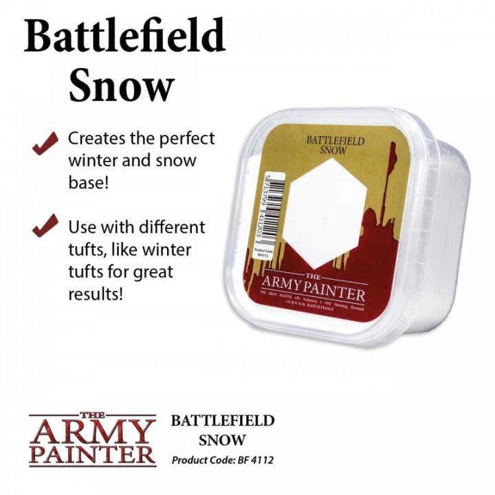 Army Painter - Painter - Battlefields : Snow Flock