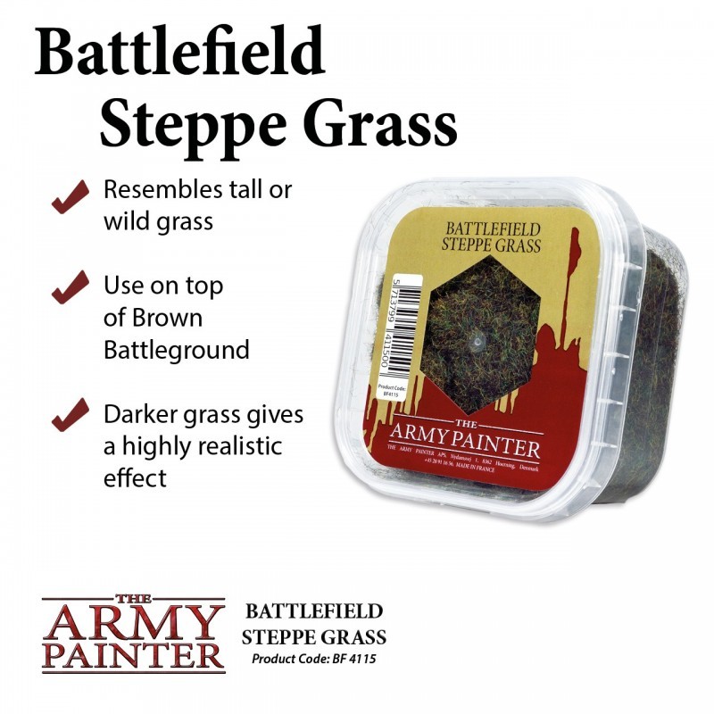 Army Painter - Battlefields : Steppe Grass Static