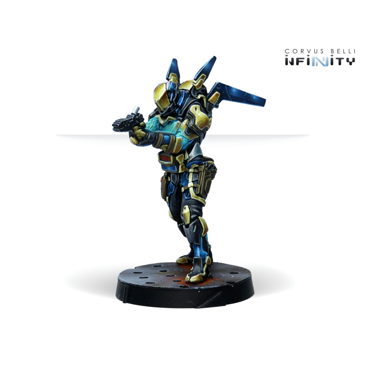 Figurine de la Delta Unit de l'O-12 pour Infinity (Corvus Belli)