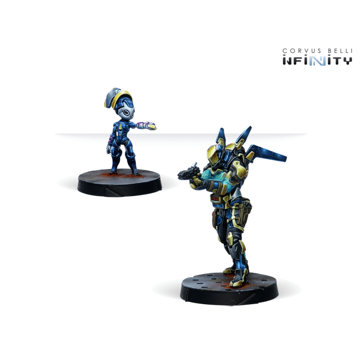 Figurine de la Delta Unit de l'O-12 pour Infinity (Corvus Belli)
