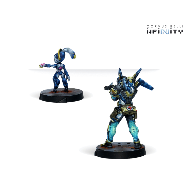 Figurine de la Delta Unit de l'O-12 pour Infinity (Corvus Belli)