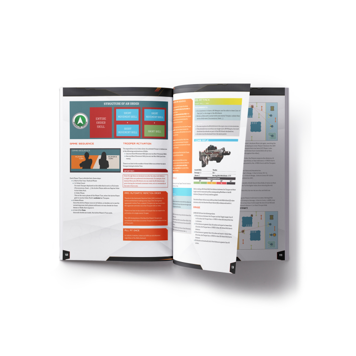 Livre des Règles pour le jeu de figurines Infinity Code One VF