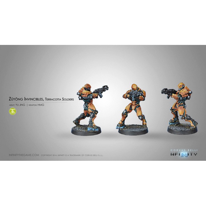 Infinity (Corvus Belli) - Zuyong Invincibles, Terra-Cotta Soldiers