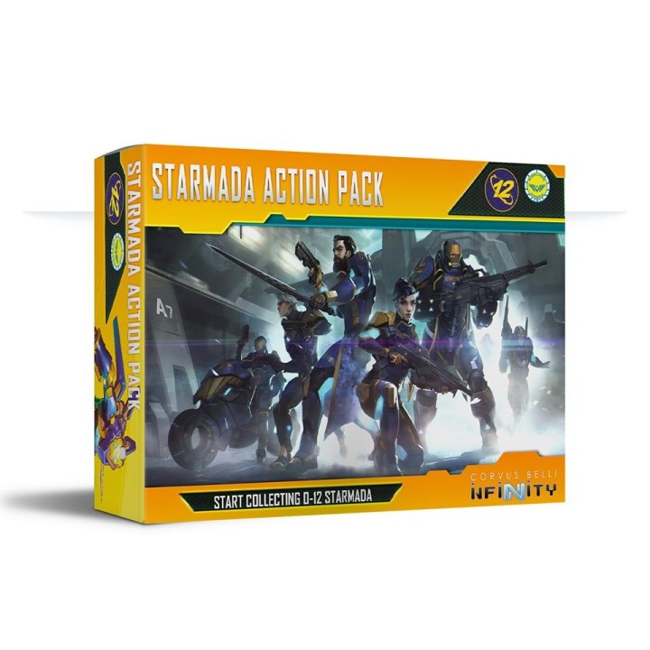 Figurines du Starmada Action Pack pour l'O-12 d'Infinity (Corvus Belli)