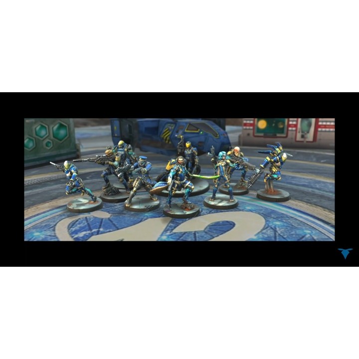 Figurines du Starmada Action Pack pour l'O-12 d'Infinity (Corvus Belli)