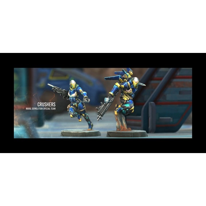 Figurines du Starmada Action Pack pour l'O-12 d'Infinity (Corvus Belli)