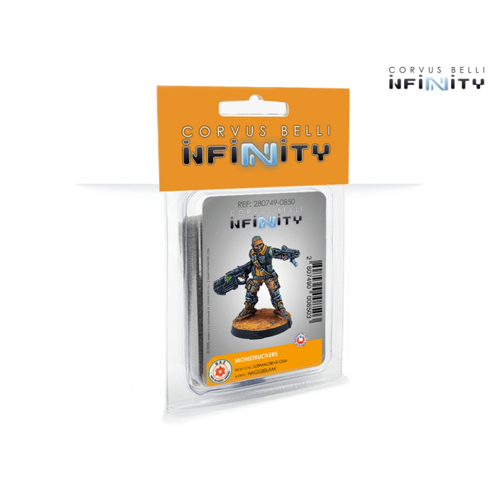 Figurine Infinity de Monstrucker (avec SMG)