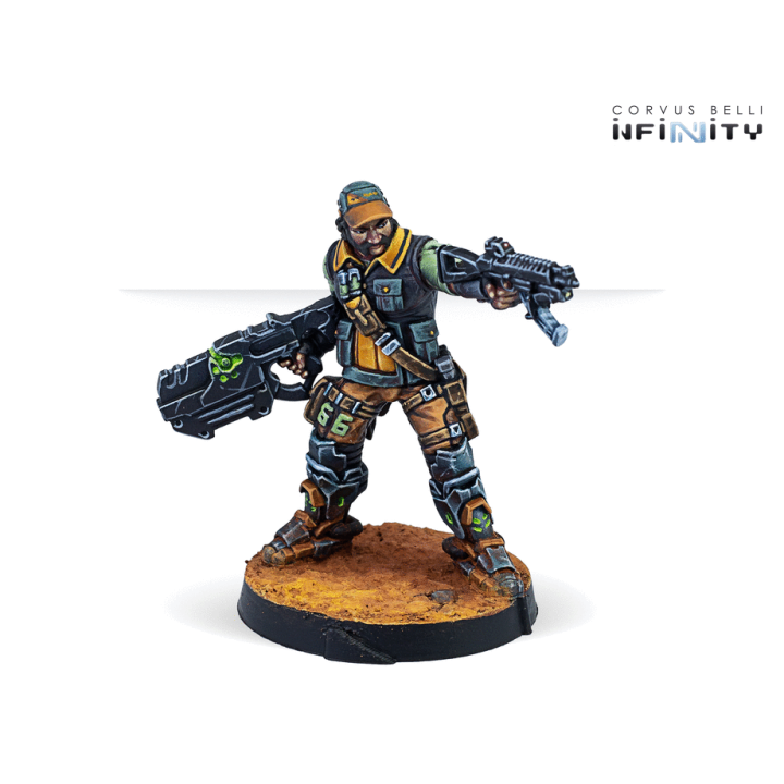 Figurine Infinity de Monstrucker (avec SMG)