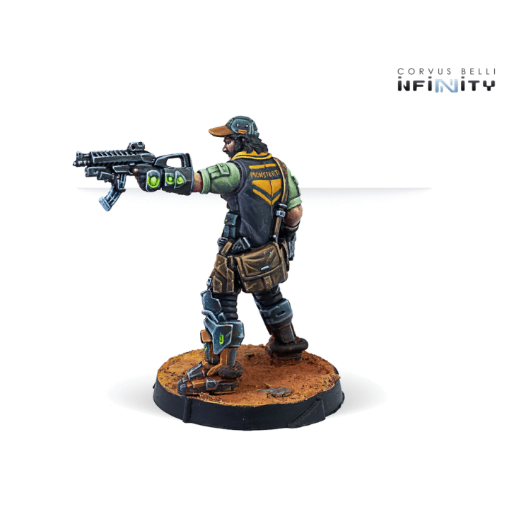 Figurine Infinity de Monstrucker (avec SMG)
