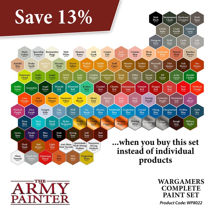 Army Painter - Warpaints Mega Paint Set III