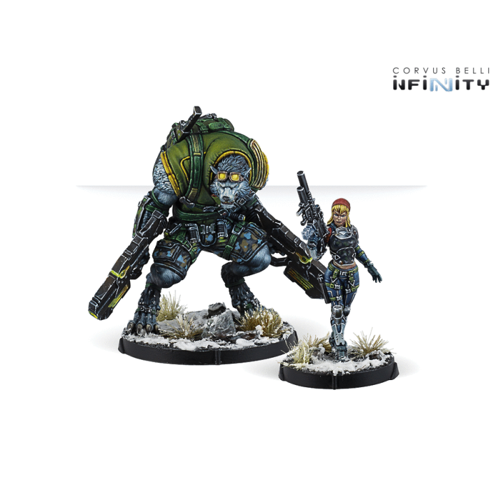 Infinity (Corvus Belli) - Equipe Mirage 5 (Margot & Duroc)