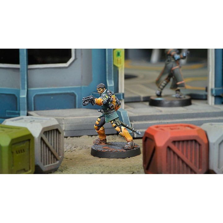 Infinity (Corvus Belli) - Kanren Counter-insurgency Group (Fusil d'Abordage, Cha