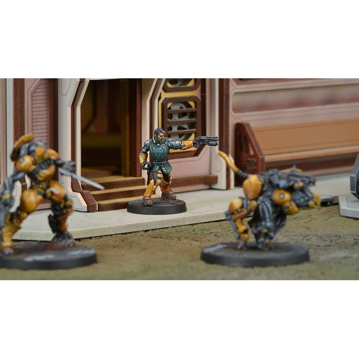 Infinity (Corvus Belli) - Kanren Counter-insurgency Group (Fusil d'Abordage, Cha