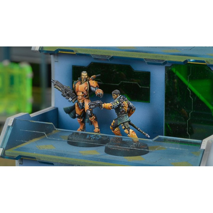 Infinity (Corvus Belli) - Kanren Counter-insurgency Group (Fusil d'Abordage, Cha