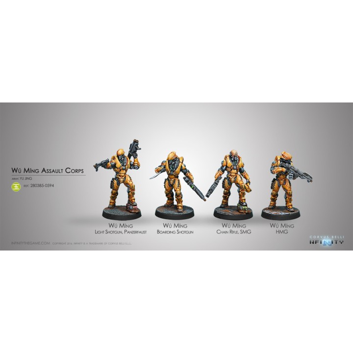 Infinity (Corvus Belli) - Wu Ming Assault Corps