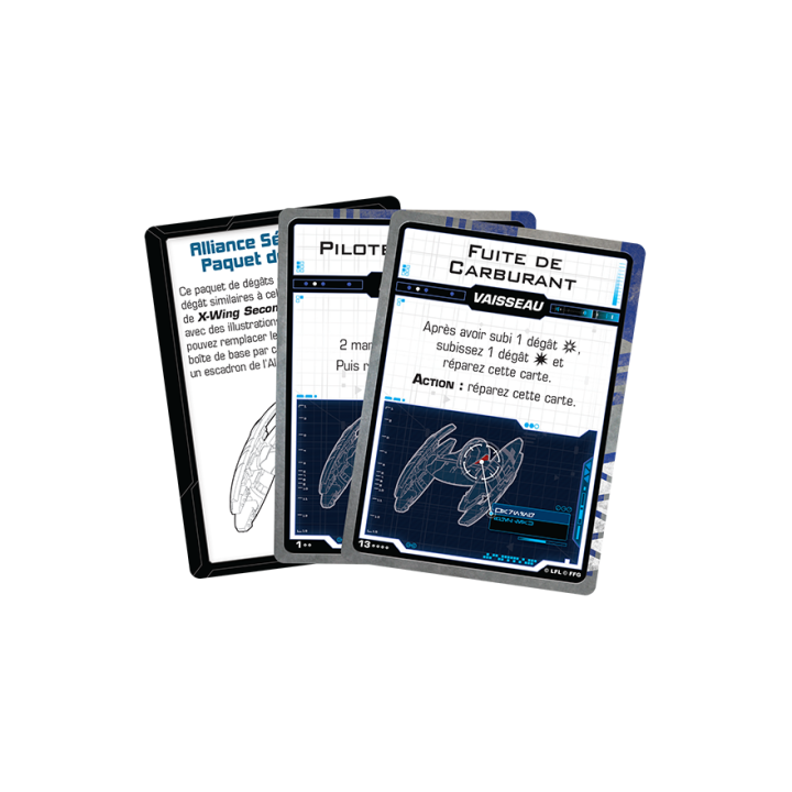 X-Wing V2 - Paquet de dégâts Alliance Séparatiste