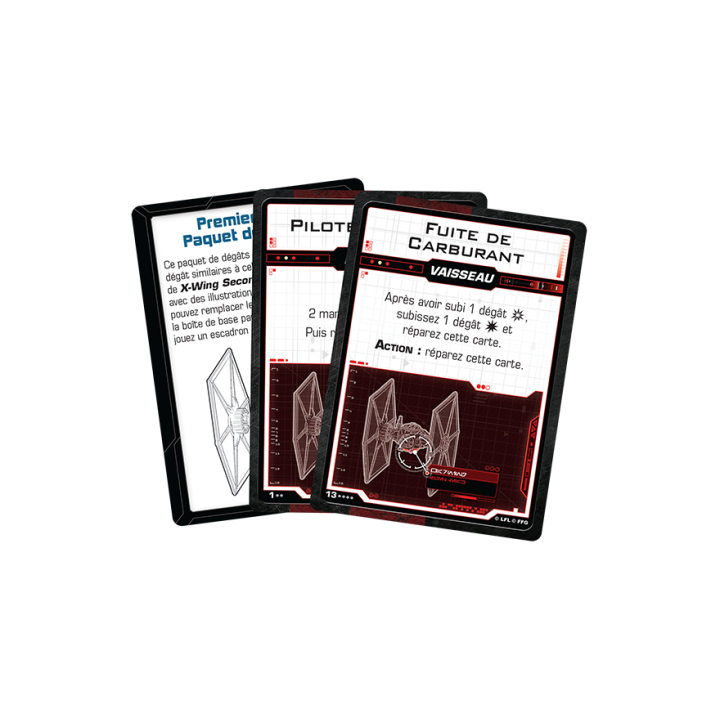 X-Wing V2 - Paquet de dégâts Premier Ordre